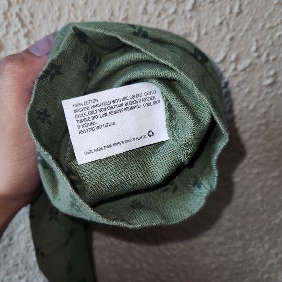 the nines by Hatch Floral Green Maternity Jumpsuit - Picture 7 of 7